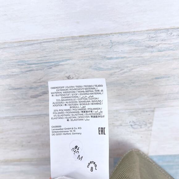 BRAX Chuck Hi Flex Jeans Green Slim Straight Leg Lightweight Stretch Mens 32x34 - Picture 10 of 10